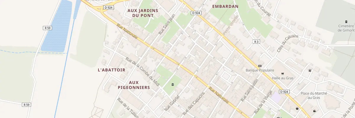 Plan du 45 Rue Nationale à Gimont