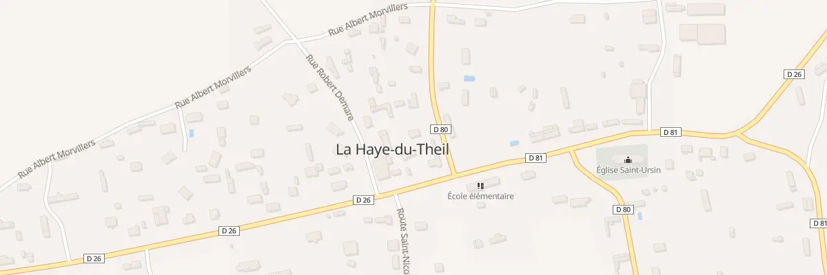Plan du 55 Rte de Brionne à La Haye-du-Theil