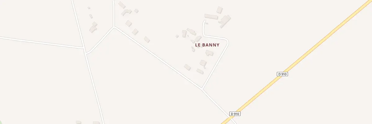 Plan du 5581 Le Banny à Villedômer
