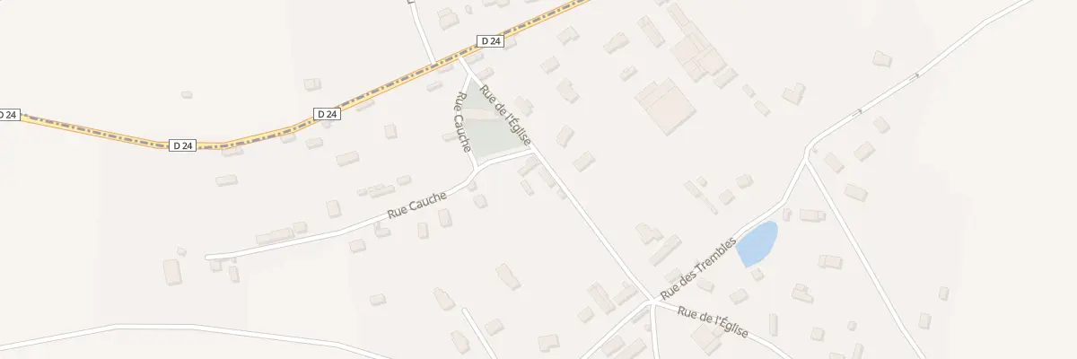 Plan du 25 Rue de l’Eglise à Épreville-près-le-Neubourg