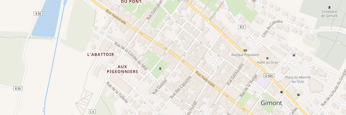 Plan du 52 Rue Nationale à Gimont