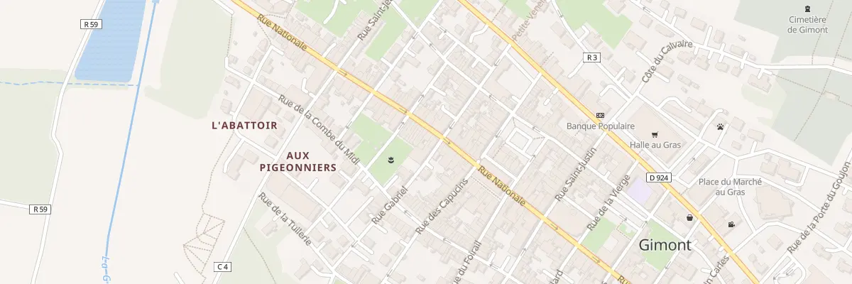 Plan du 56 Rue Nationale à Gimont