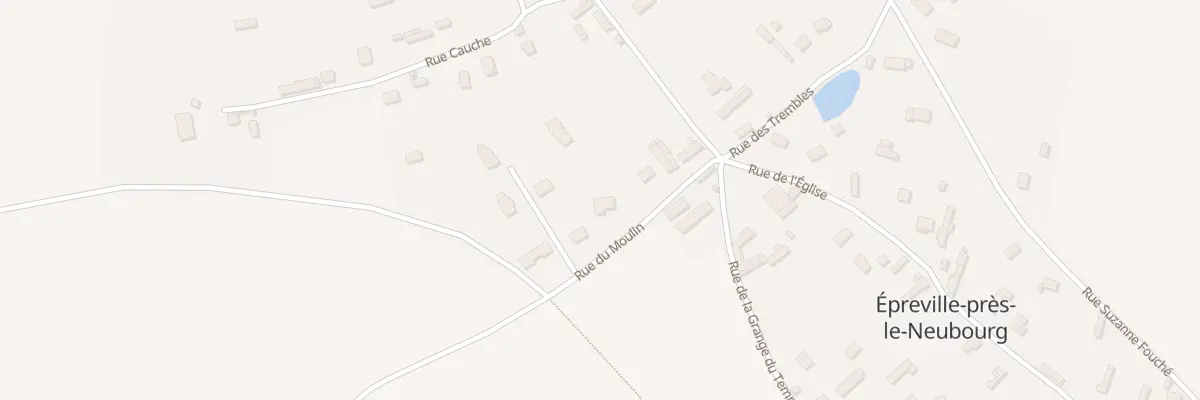Plan du 9001 Rue du Moulin à Épreville-près-le-Neubourg