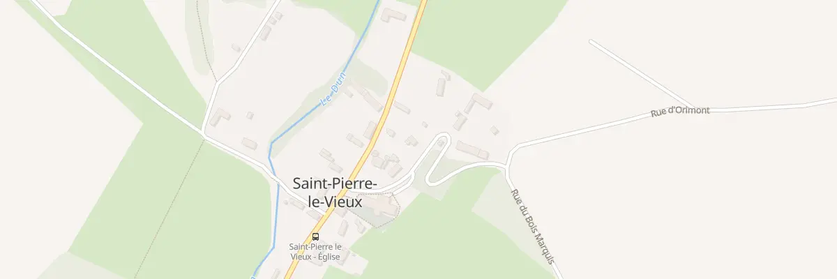 Plan du 3T Rue de l’Eglise à Saint-Pierre-le-Vieux