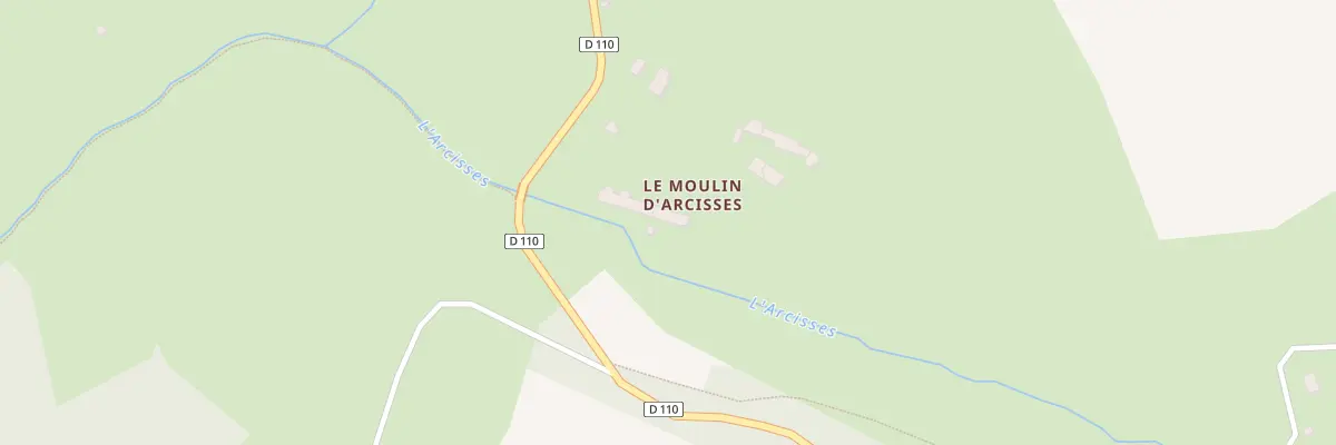 Plan du 2 Arcisses à Brunelles à Arcisses