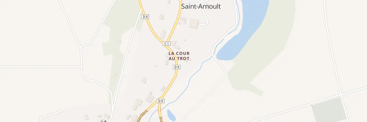 Plan du 2 La Cour au Trot à Saint-Arnoult