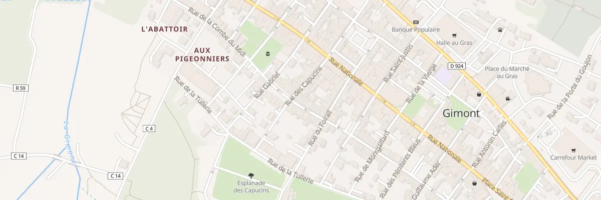 Plan du 15 Rue de la Combe du Midi à Gimont