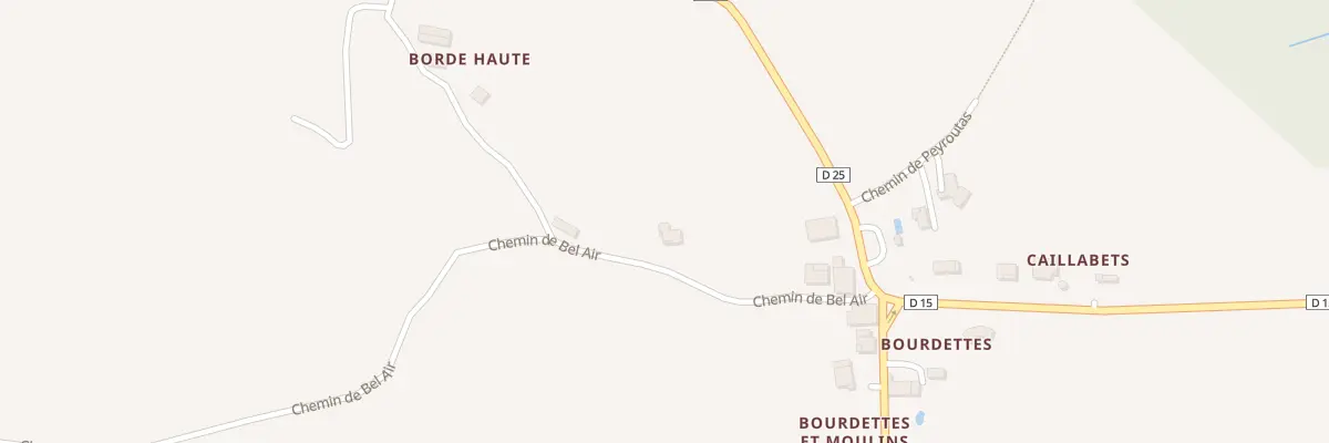 Plan du 5077 Bourdettes et Moulins à Montgaillard