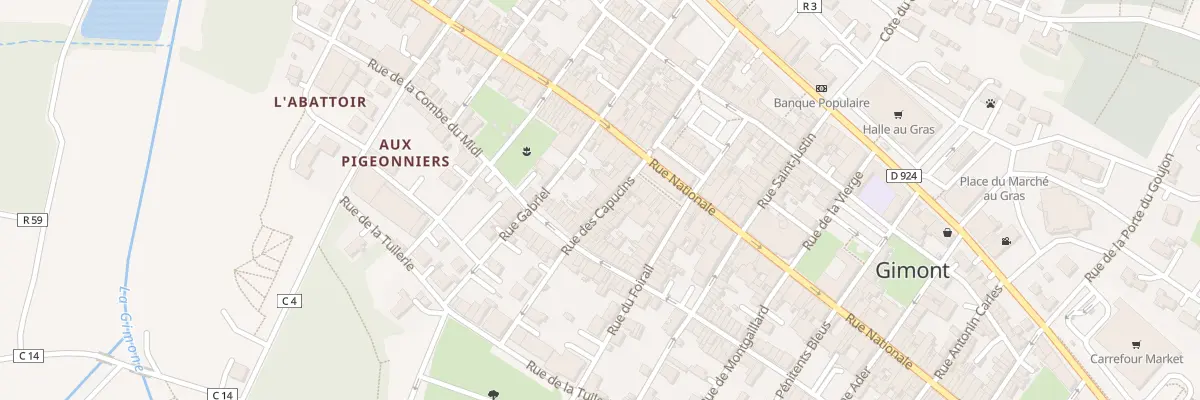 Plan du 15 Rue des Capucins à Gimont