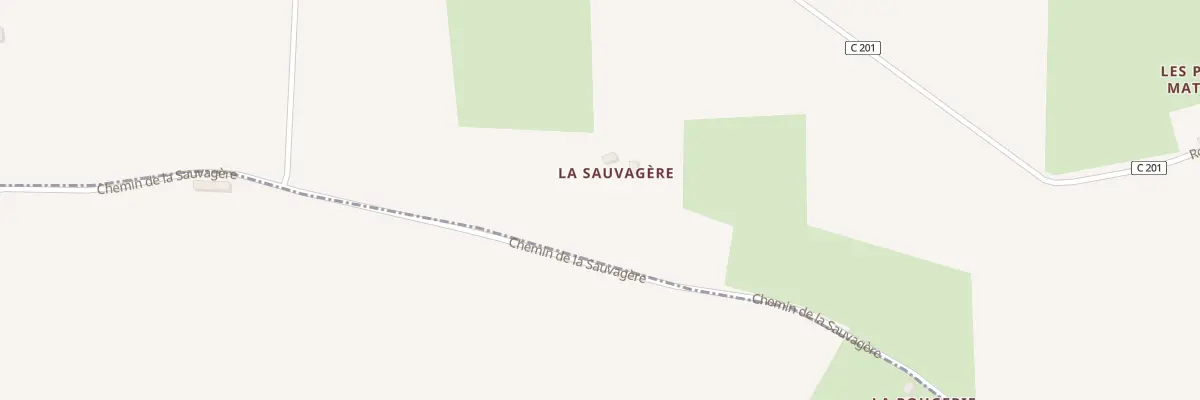 Plan du 869 Che de la Sauvagère à Saint-Ulphace
