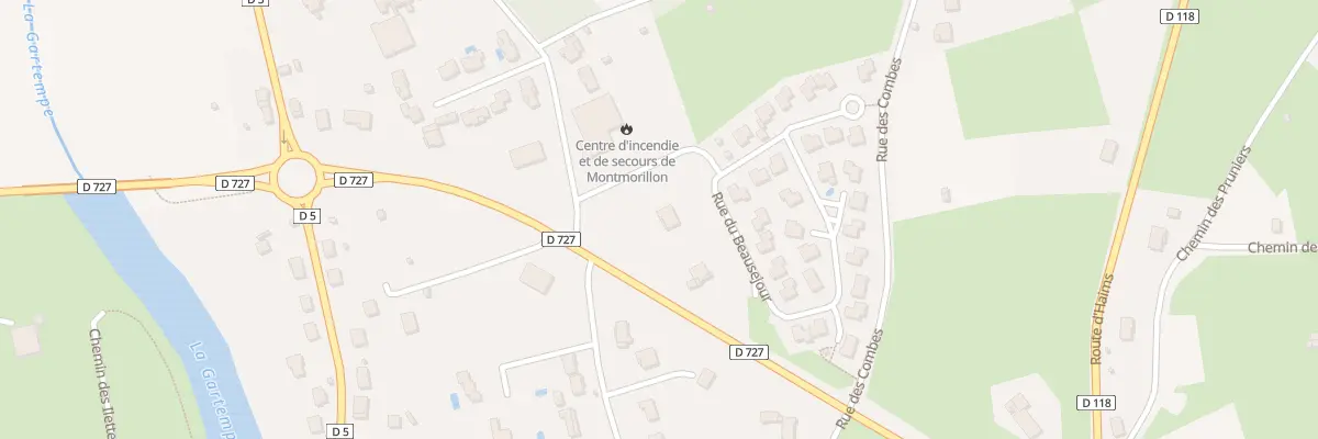 Plan du 52 Rue des Clavières à Montmorillon