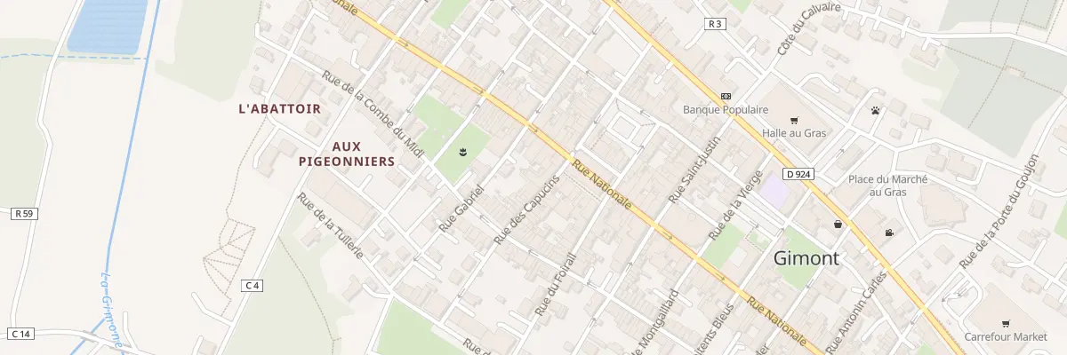 Plan du 19 Rue des Capucins à Gimont