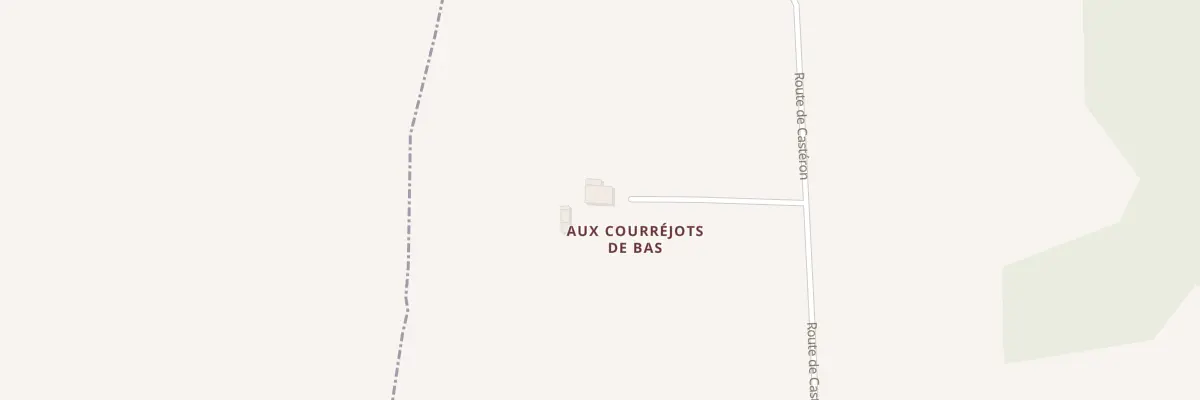 Plan du 5005 Aux Courrejots de Bas à Pessoulens