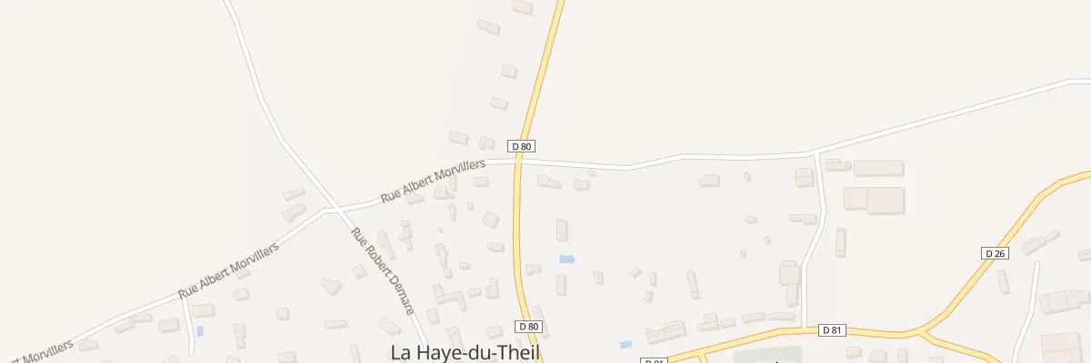 Plan du 6 Rte de Bourgtheroulde à La Haye-du-Theil