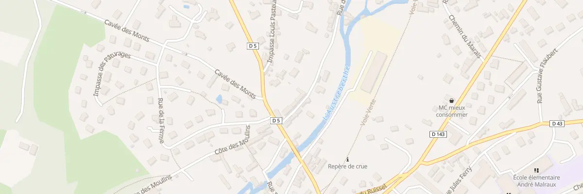 Plan du 246 Rue Louis Pasteur à Duclair