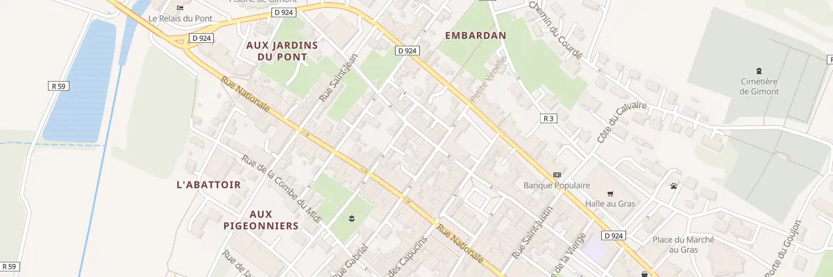 Plan du 14 Rue des Ecoles à Gimont