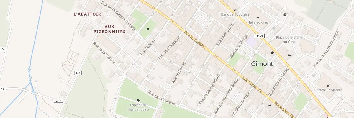 Plan du 27 Rue de la Combe du Midi à Gimont