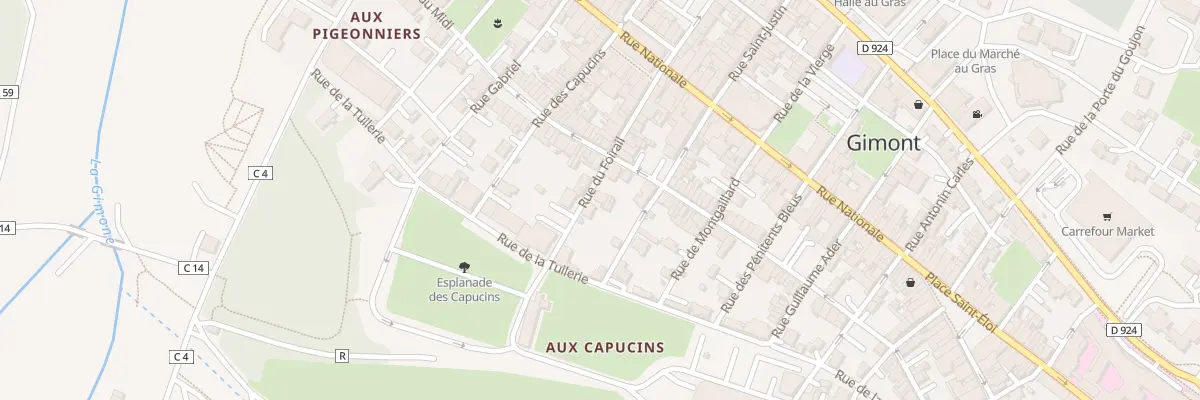 Plan du 2T Rue du Foirail à Gimont