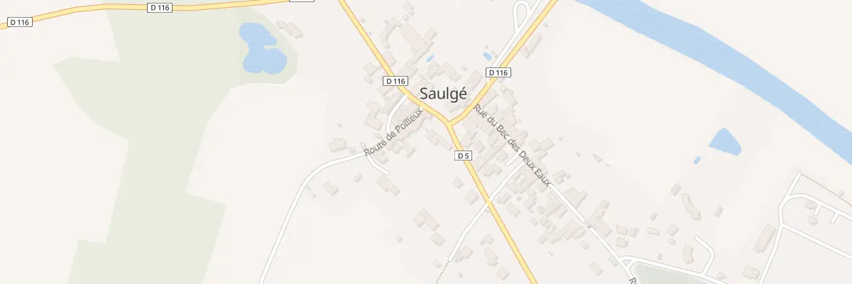 Plan du 2 Le Toffe à Saulgé