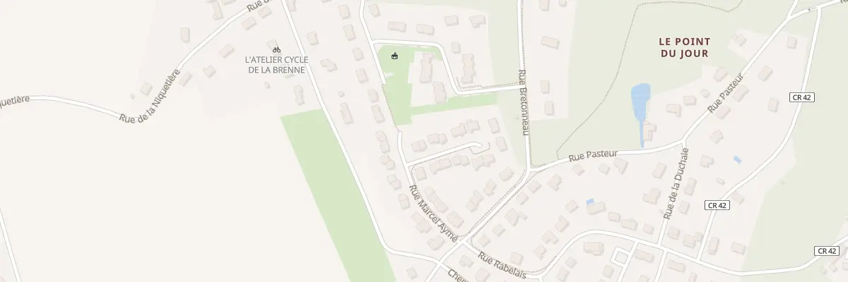 Plan du 23 Rue Marcel Aymé à Reugny