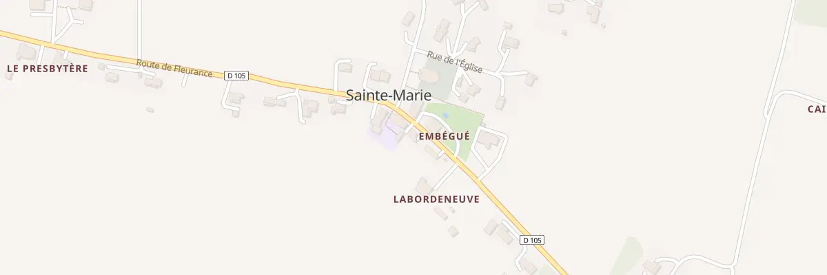 Plan du 5011 Au Soulan d’Embegue à Sainte-Marie