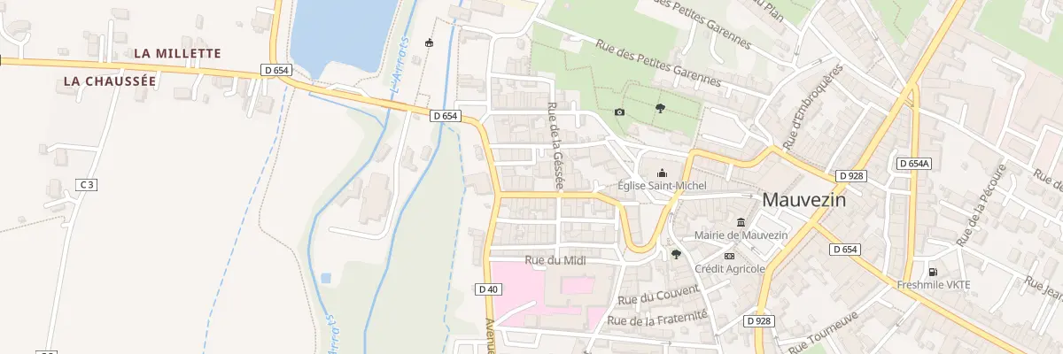 Plan du 26 Rue Victor Hugo à Mauvezin