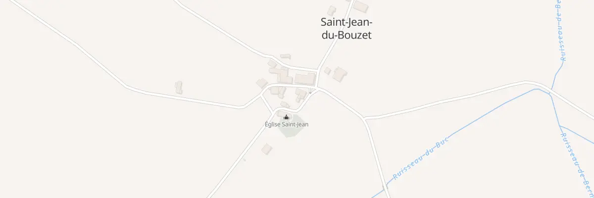 Plan du 5030 Village à Saint-Jean-du-Bouzet