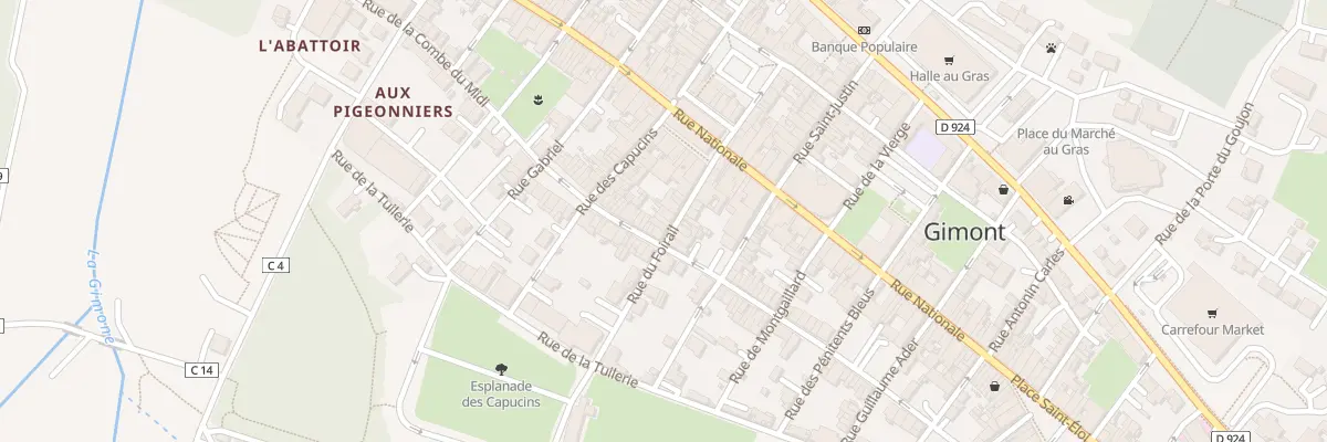 Plan du 7 Rue du Foirail à Gimont