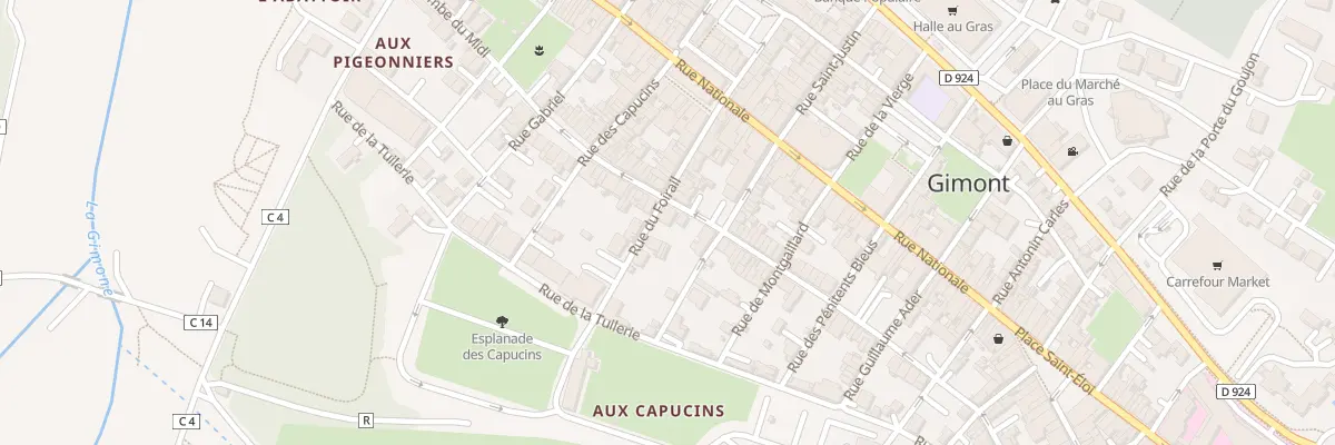 Plan du 30 Rue de la Combe du Midi à Gimont