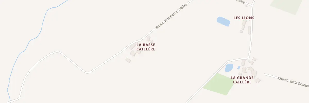 Plan du 4 La Basse Caillere à Chaumussay