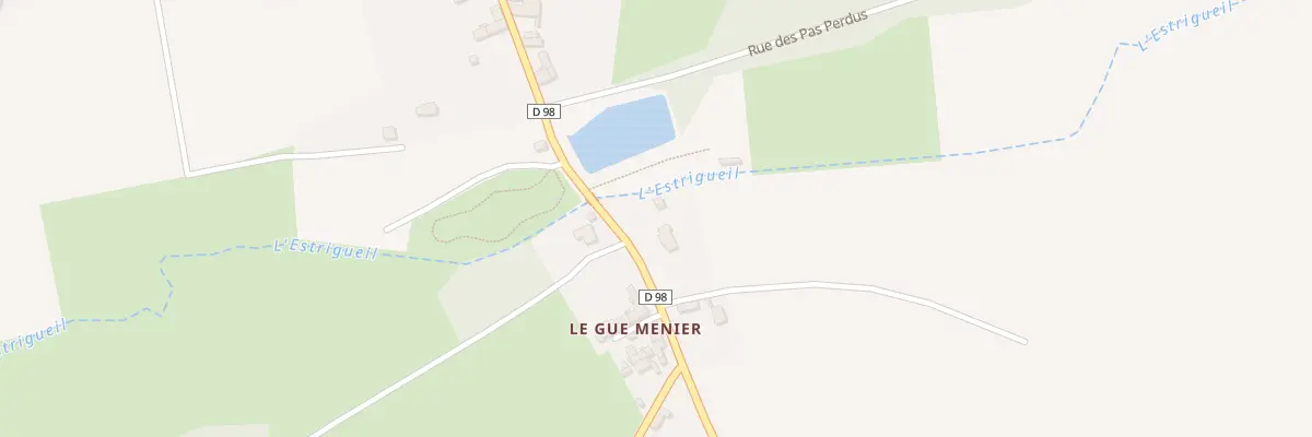 Plan du 225 Le Gué Ménier à Ciran