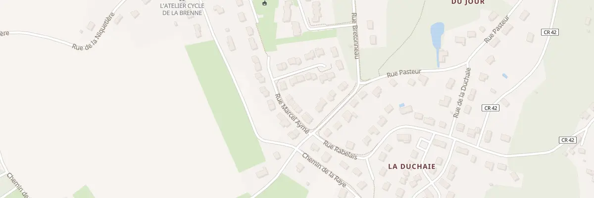 Plan du 10 Rue Marcel Aymé à Reugny