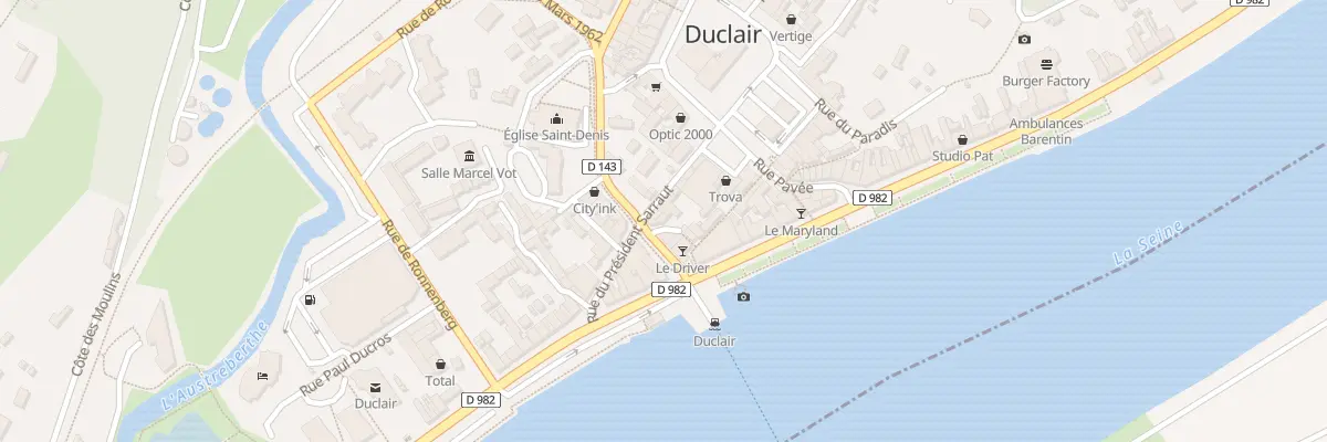 Plan du 50 Rue du Bac à Duclair