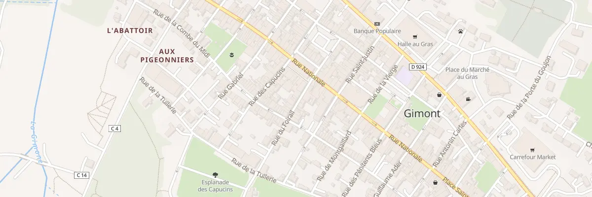Plan du 11 Rue du Foirail à Gimont