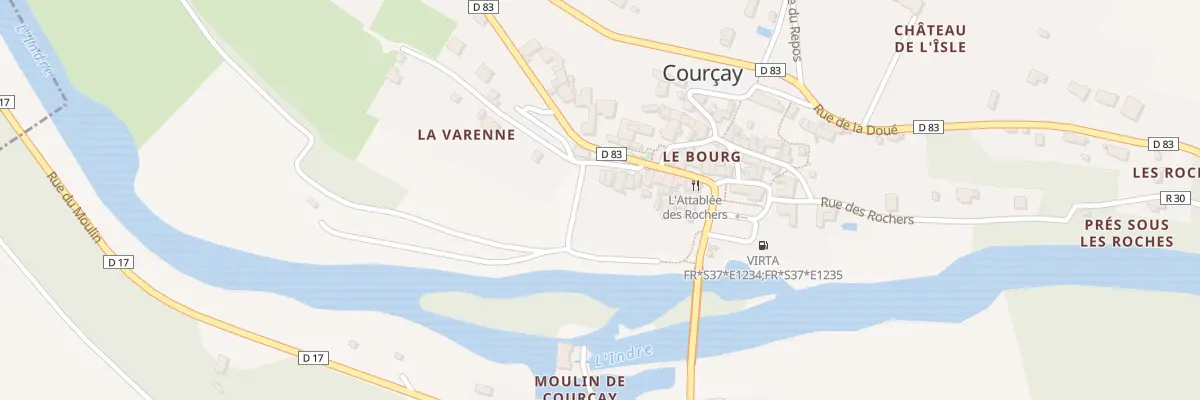 Plan du 11 Rue de la Varenne à Courçay