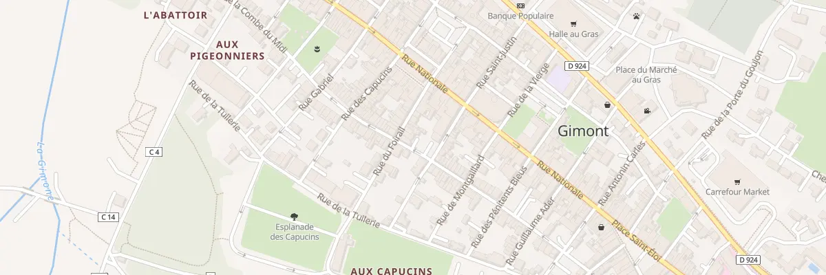 Plan du 6 Rue du Foirail à Gimont