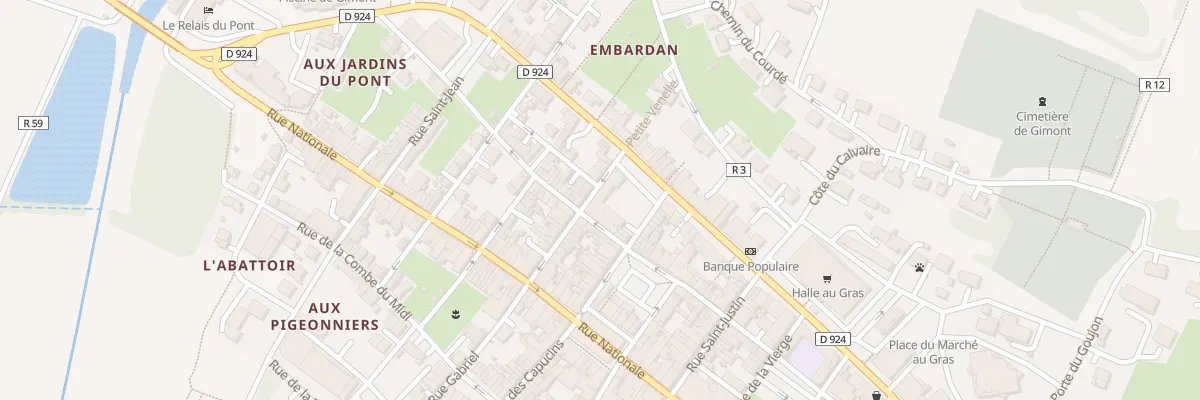 Plan du 33 Rue des Ecoles à Gimont
