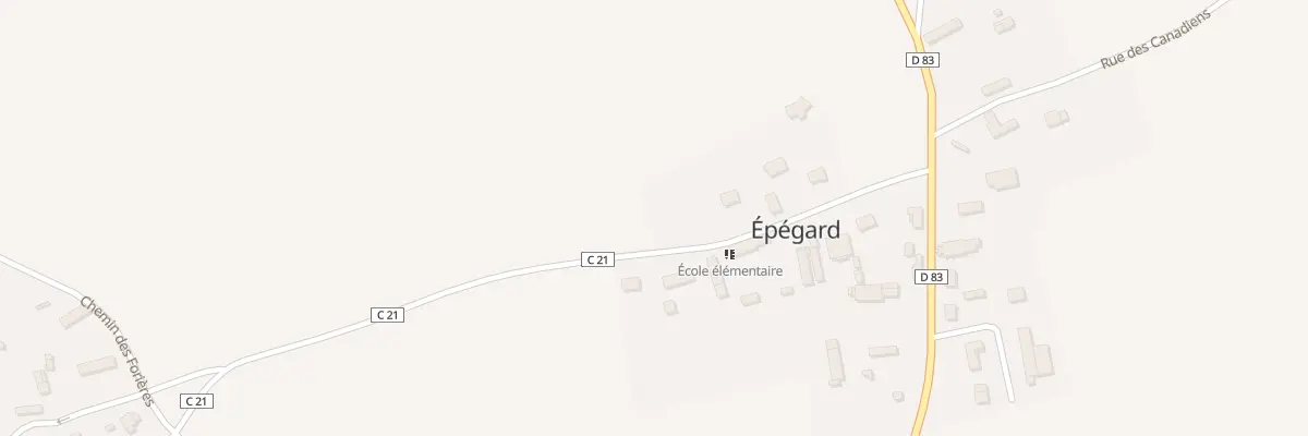 Plan du 5 Rue des Ecoles à Épégard