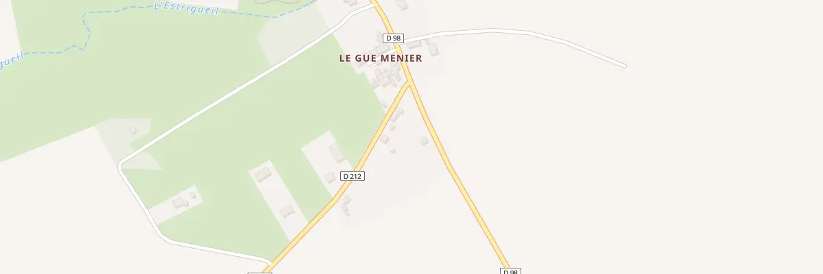 Plan du 1 Rte du Moulin Pottiers à Ciran