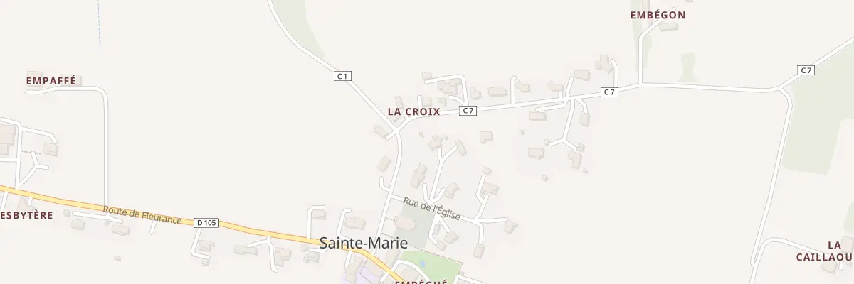 Plan du 5935F A Embois à Sainte-Marie