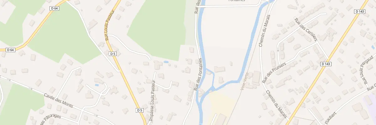 Plan du 259 Rue des Fontaines à Duclair