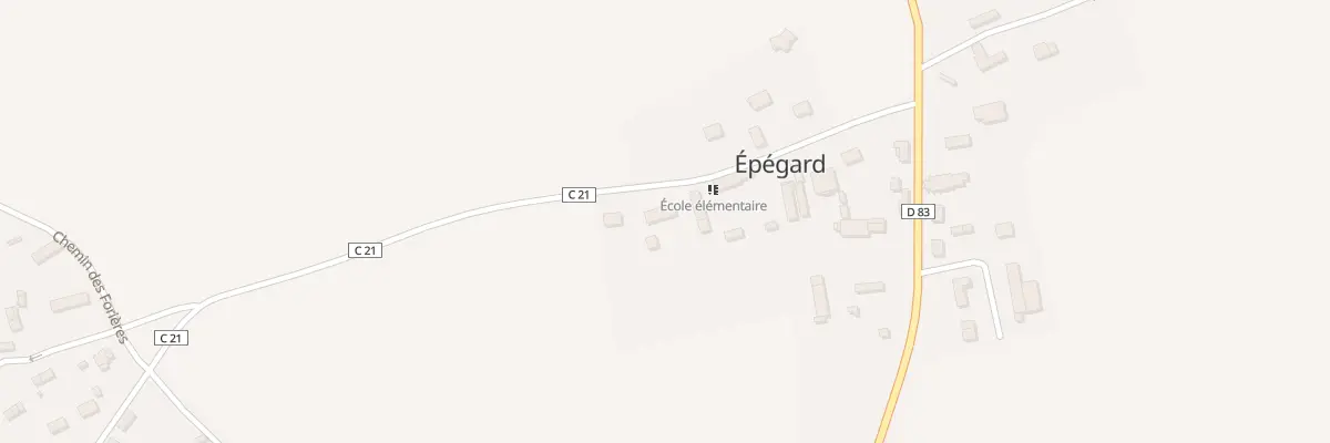 Plan du 12 Rue des Ecoles à Épégard