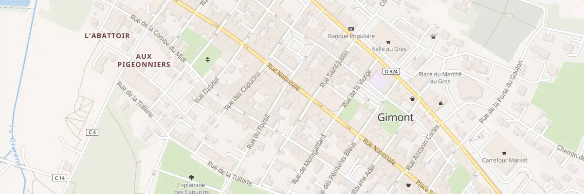 Plan du 78 Rue Nationale à Gimont
