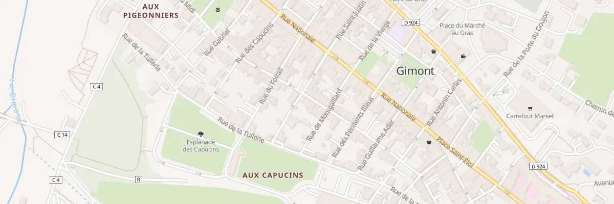 Plan du 36 Rue de la Combe du Midi à Gimont
