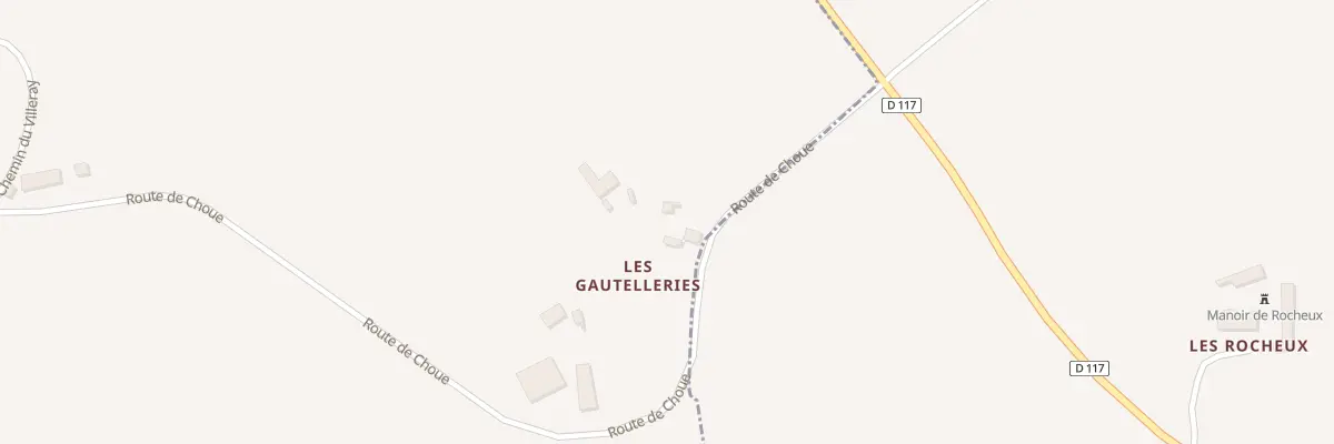 Plan du 5 Les Gautelleries à Baillou