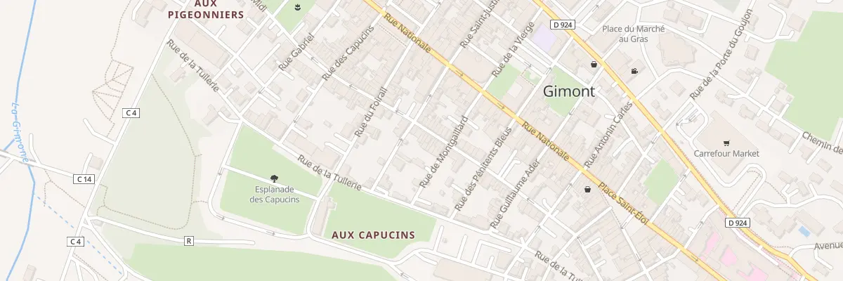 Plan du 38 Rue de la Combe du Midi à Gimont