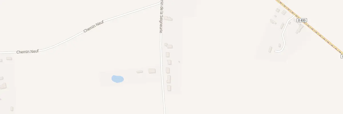 Plan de Che de la Seigneurie à Bémécourt