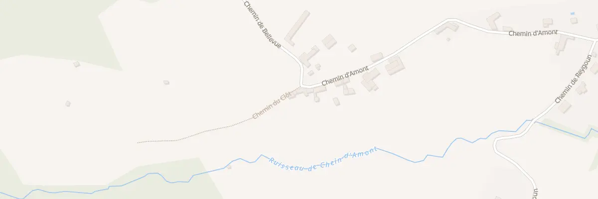 Plan du 40 Chein Dessus à Chein-Dessus