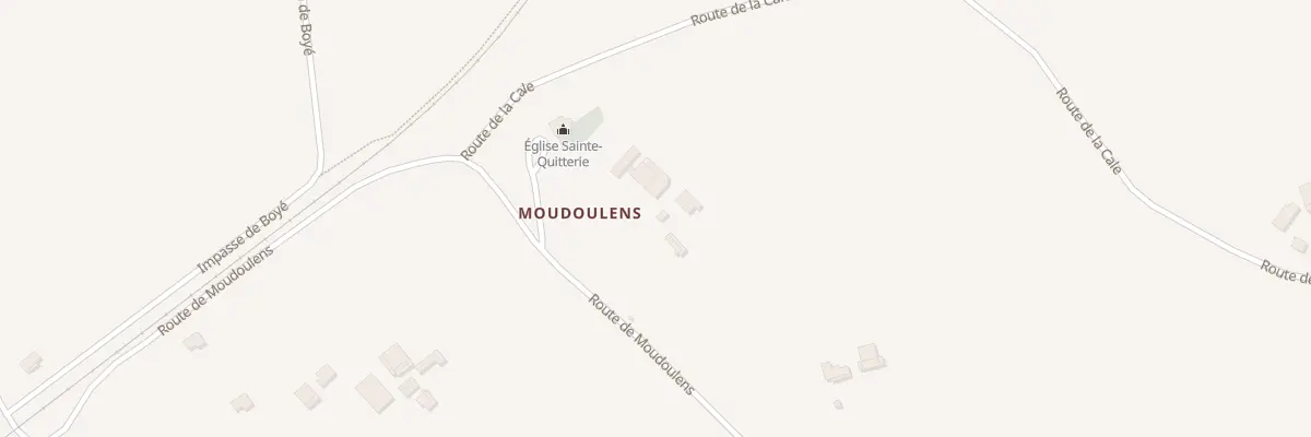 Plan du 28 Moudoulens à Trémons