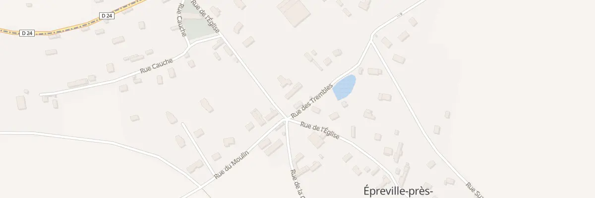 Plan du 22 Rue de l’Eglise à Épreville-près-le-Neubourg